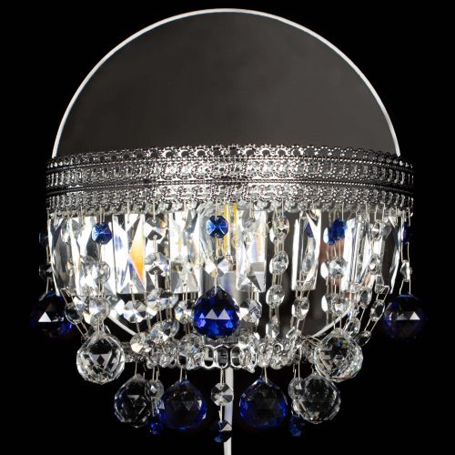 Бра Флоренция шар синяя в Химках Гусь Хрустальный