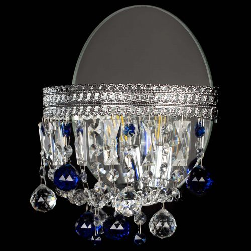 Бра Флоренция шар синяя в Химках Гусь Хрустальный