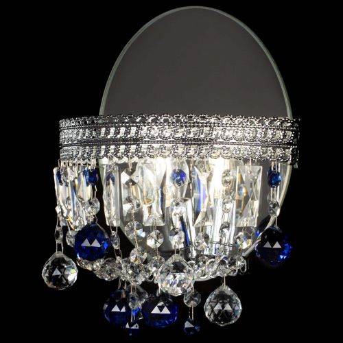 Бра Флоренция шар синяя в Химках Гусь Хрустальный