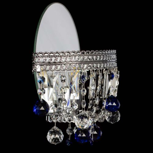 Бра Флоренция шар синяя в Химках Гусь Хрустальный