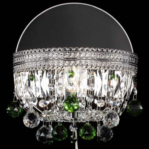 Бра Флоренция шар зеленая в Химках Гусь Хрустальный