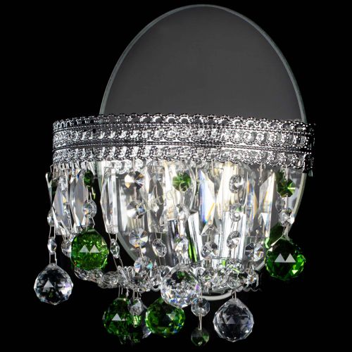 Бра Флоренция шар зеленая в Химках Гусь Хрустальный