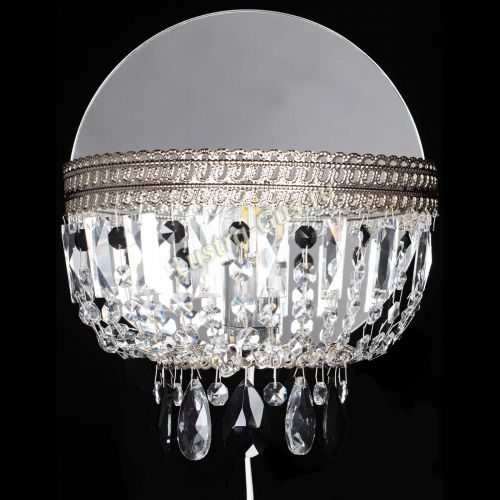 Бра Флоренция журавлик черная в Химках Гусь Хрустальный