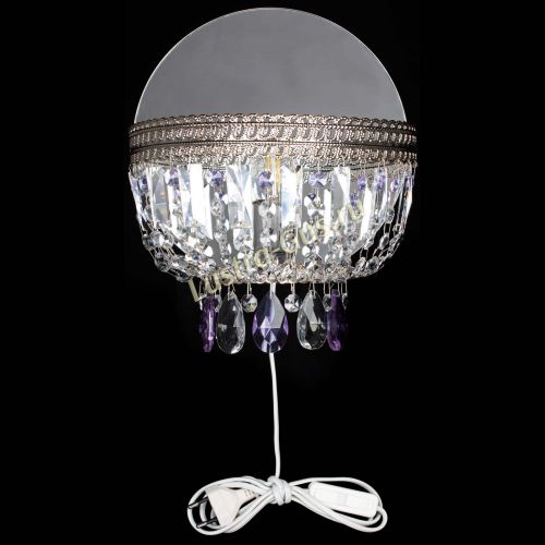 Бра Флоренция журавлик фиолетовая в Химках Гусь Хрустальный