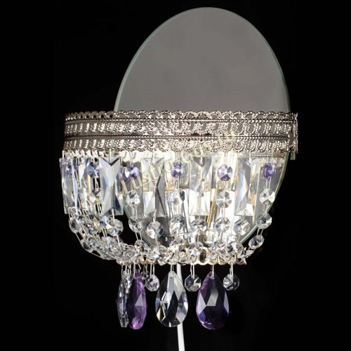 Бра Флоренция журавлик фиолетовая в Химках Гусь Хрустальный