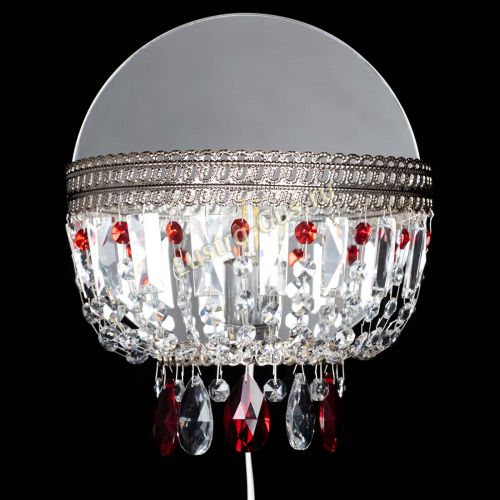 Бра Флоренция журавлик красная в Химках Гусь Хрустальный