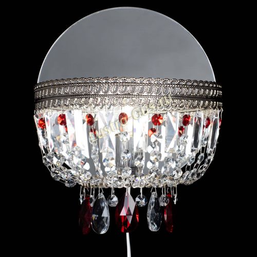 Бра Флоренция журавлик красная в Химках Гусь Хрустальный