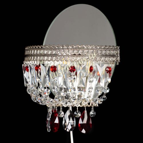 Бра Флоренция журавлик красная в Химках Гусь Хрустальный