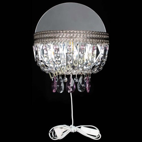 Бра Флоренция журавлик розовая в Химках Гусь Хрустальный