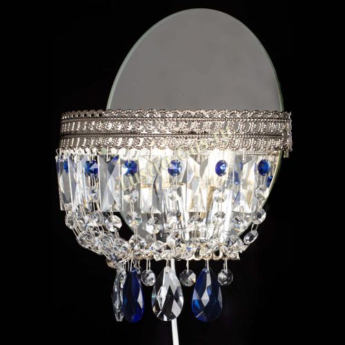 Бра Флоренция журавлик синяя в Химках Гусь Хрустальный