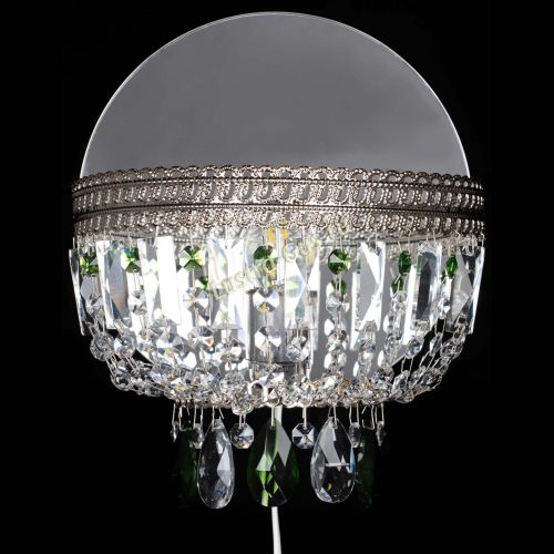 Бра Флоренция журавлик зеленая в Химках Гусь Хрустальный