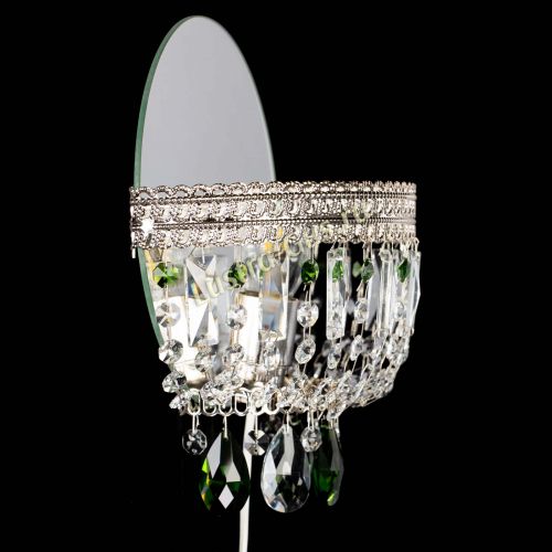 Бра Флоренция журавлик зеленая в Химках Гусь Хрустальный