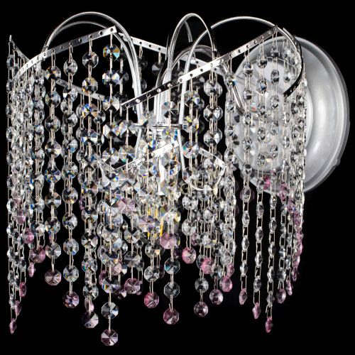 Бра Иволга №2 розовая в Химках Гусь Хрустальный