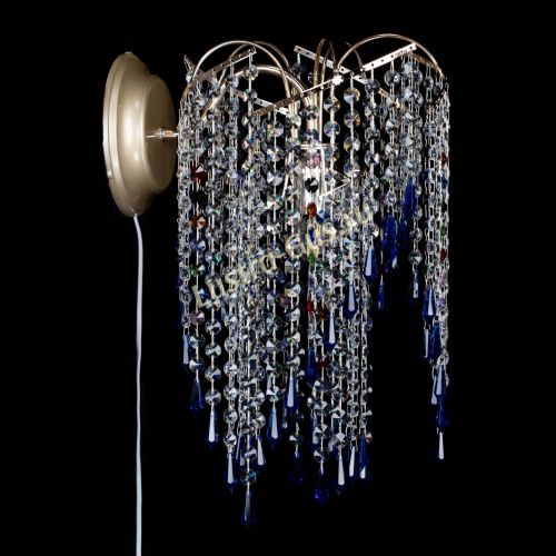 Бра Иволга №3 синяя в Химках Гусь Хрустальный