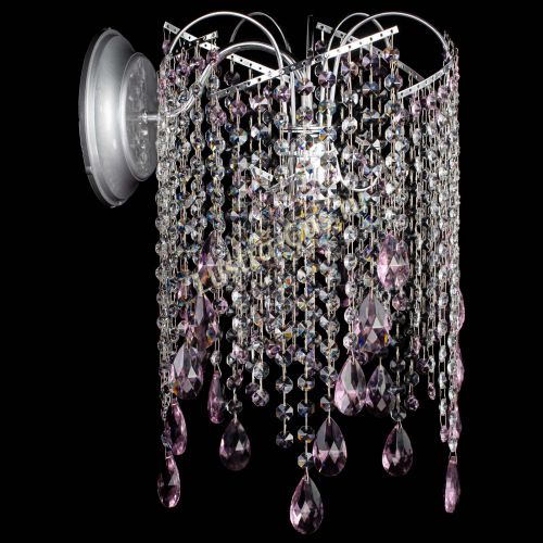 Бра Иволга №4 розовая в Химках Гусь Хрустальный