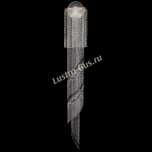 Бра Камелия №1 каскад черная в Химках Гусь Хрустальный