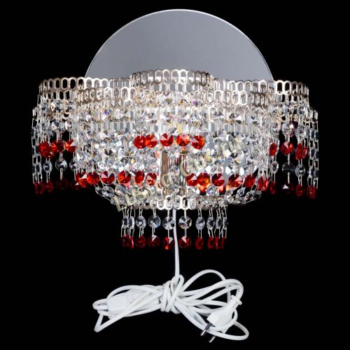 Бра Камелия обтикон Красная в Химках Гусь Хрустальный