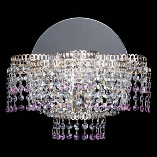 Бра Камелия обтикон Розовая в Химках Гусь Хрустальный