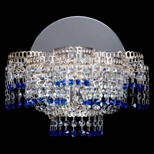 Бра Камелия обтикон Синяя в Химках Гусь Хрустальный