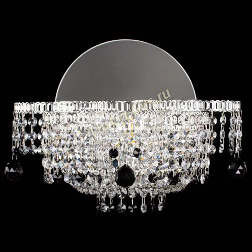 Бра Камелия шар черная в Химках Гусь Хрустальный