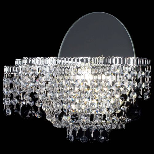 Бра Камелия шар черная в Химках Гусь Хрустальный