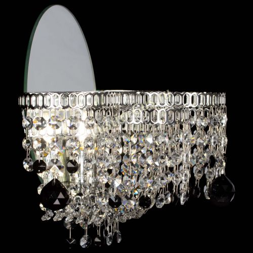 Бра Камелия шар черная в Химках Гусь Хрустальный