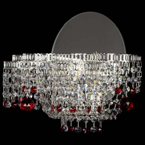 Бра Камелия шар красная в Химках Гусь Хрустальный