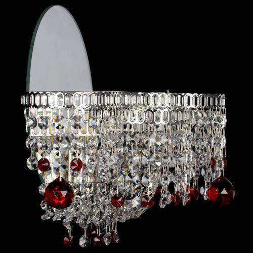 Бра Камелия шар красная в Химках Гусь Хрустальный