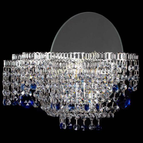 Бра Камелия шар синяя в Химках Гусь Хрустальный