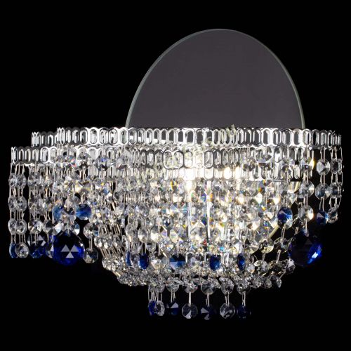 Бра Камелия шар синяя в Химках Гусь Хрустальный