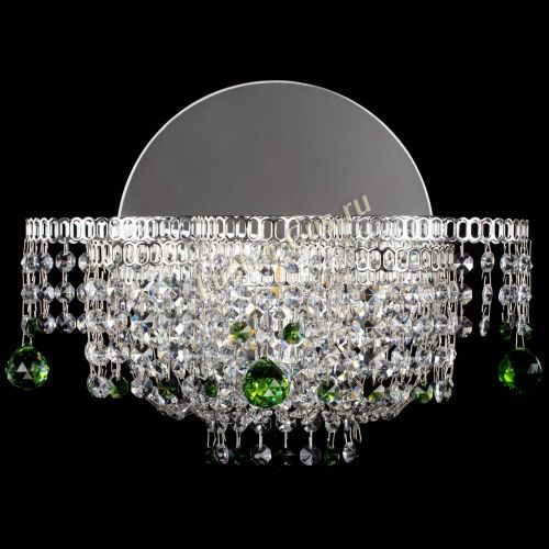 Бра Камелия шар зеленая в Химках Гусь Хрустальный