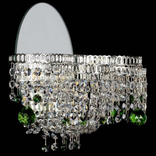 Бра Камелия шар зеленая в Химках Гусь Хрустальный