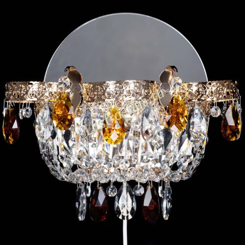 Бра Камея Флора чайная в Химках Гусь Хрустальный