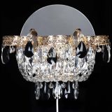 Бра Камея Флора черная в Химках