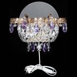 Бра Камея Флора фиолетовая в Химках