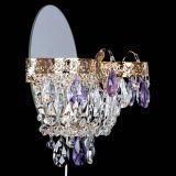 Бра Камея Флора фиолетовая в Химках