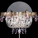 Бра Камея Флора розовая в Химках