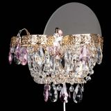 Бра Камея Флора розовая в Химках