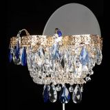 Бра Камея Флора синяя в Химках