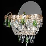 Бра Камея Флора зеленая в Химках