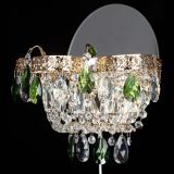 Бра Камея Флора зеленая в Химках