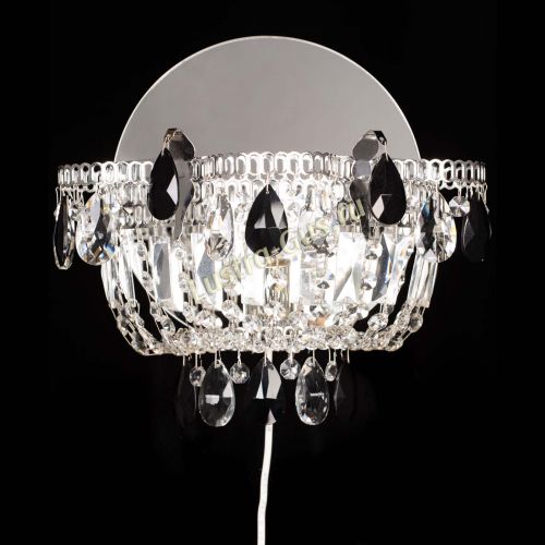 Бра Камея черная в Химках Гусь Хрустальный