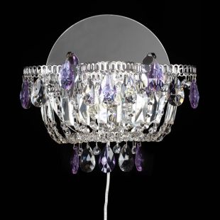 Светильник бра Бра Камея фиолетовая