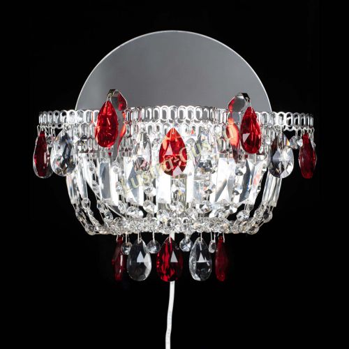 Бра Камея красная в Химках Гусь Хрустальный