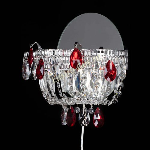 Бра Камея красная в Химках Гусь Хрустальный