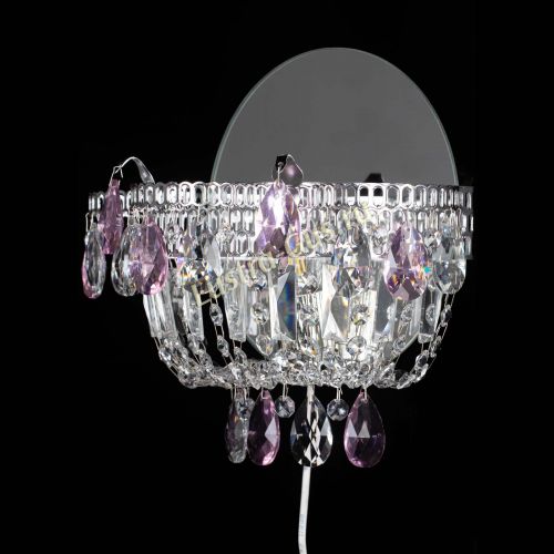 Бра Камея розовая в Химках Гусь Хрустальный