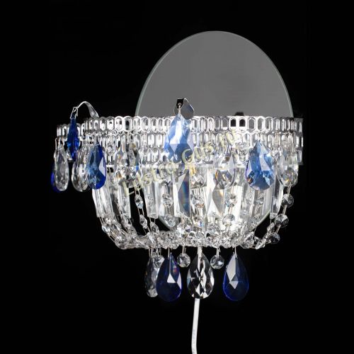 Бра Камея синяя в Химках Гусь Хрустальный