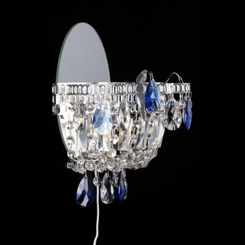 Бра Камея синяя в Химках Гусь Хрустальный