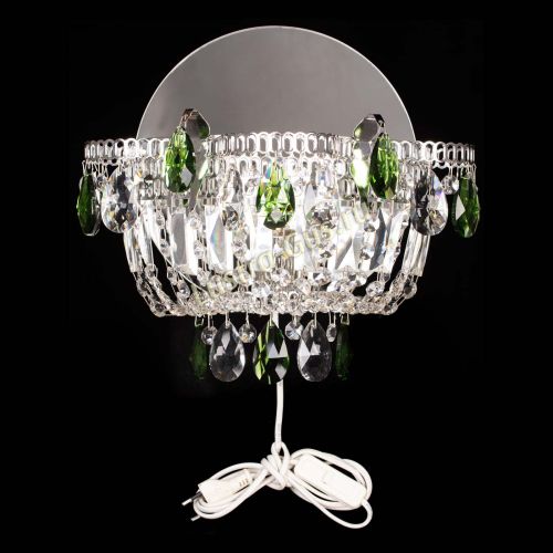 Бра Камея зеленая в Химках Гусь Хрустальный