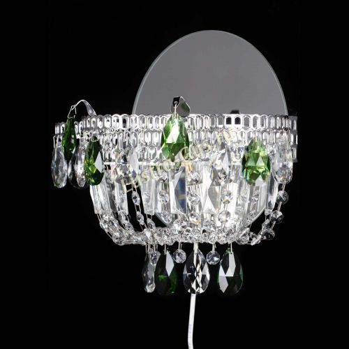 Бра Камея зеленая в Химках Гусь Хрустальный